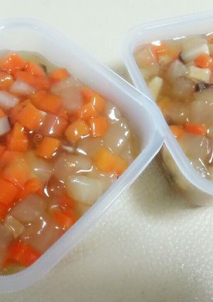 離乳食中期･後期 野菜の和風あんかけ-レシピのメイン写真