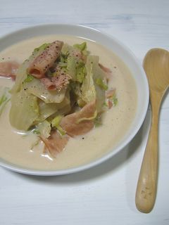 ハムと白菜の中華風ミルク煮-レシピのメイン写真