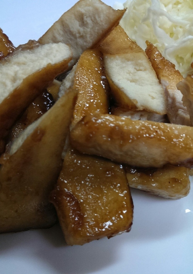 高野豆腐ととりむね肉のこってり炒め-レシピのメイン写真