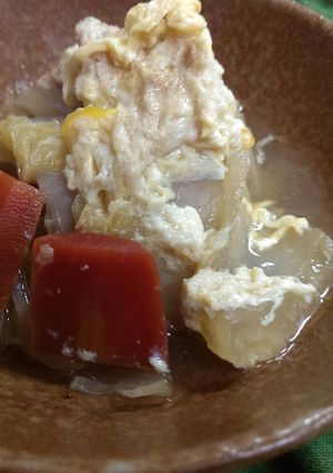 白菜と卵の煮物♪なつかしいー味付け-レシピのメイン写真