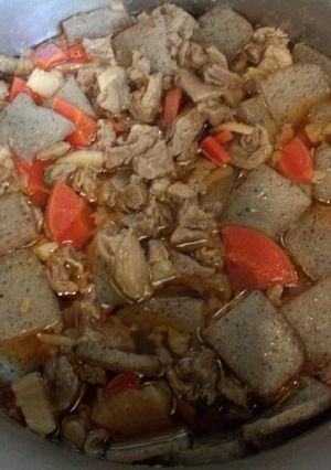 牛すじとコンニャクの煮物-レシピのメイン写真