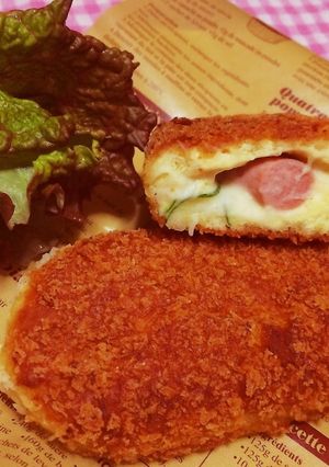 ポテトサラダdeシチューパン-レシピのメイン写真