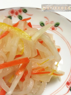 柚子入りなます♡簡単 酢の物-レシピのメイン写真
