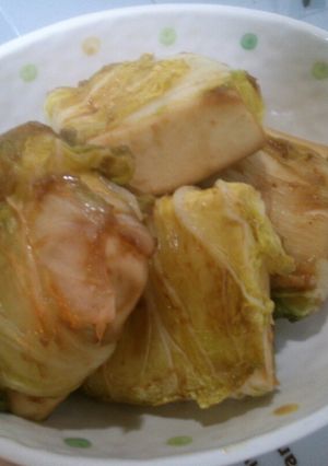 ハンペン白菜包み焼き-レシピのメイン写真