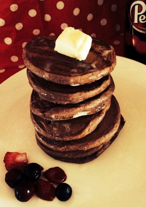 Cocoa tower pancake-レシピのメイン写真