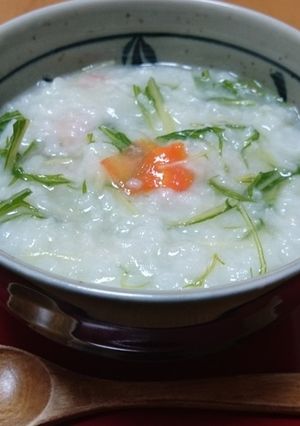 炊飯器で☆残り物で七草粥☆お餅で優しい味-レシピのメイン写真