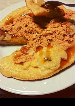 余ったお餅で和風パンケーキ-レシピのメイン写真