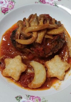 やわらか！ズボラ煮込みハンバーグ！-レシピのメイン写真