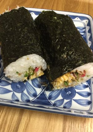 2015年節分・恵方巻き(じゃこ&漬物)-レシピのメイン写真