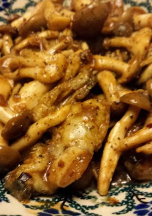 お酒に合う！カキでキノコとトーチー炒め-レシピのメイン写真
