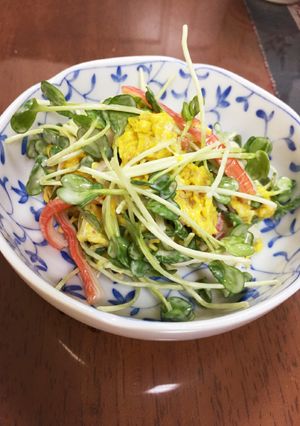 菊の花サラダ-レシピのメイン写真