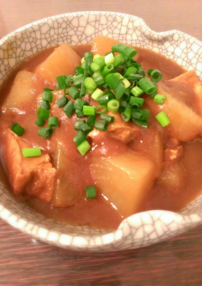 大根&厚揚げの和風カレー煮-レシピのメイン写真