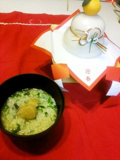 *ごはんで七草粥*ホタテ缶-レシピのメイン写真