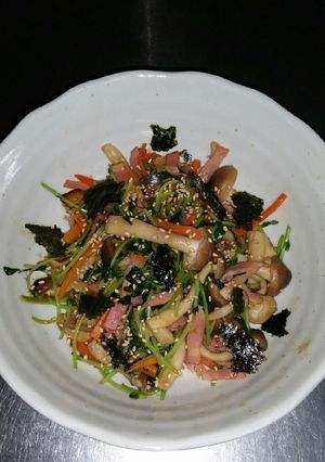 豆苗炒め-レシピのメイン写真