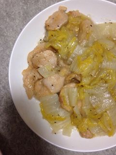 白菜とムネ肉の中華炒め-レシピのメイン写真