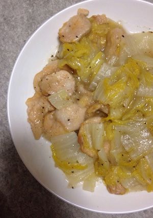 白菜とムネ肉の中華炒め-レシピのメイン写真