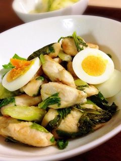 鶏ささみとセロリの中華炒め-レシピのメイン写真