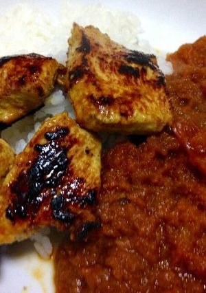かんたん！タンドリーチキンと無水カレー-レシピのメイン写真