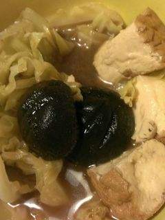 キャベツと厚揚げと椎茸の煮物-レシピのメイン写真