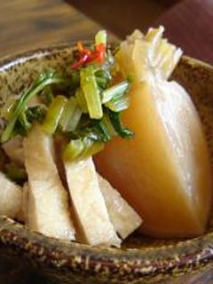 かぶと揚げの煮物-レシピのメイン写真