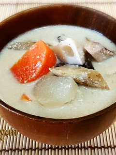 無塩料理☆根菜ときのこの生姜豆乳スープ-レシピのメイン写真