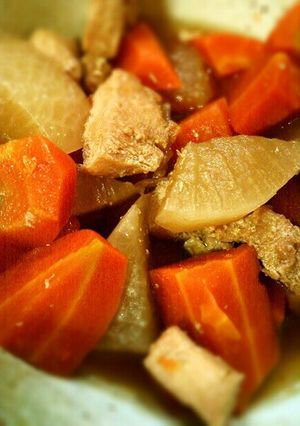 鶏と大根とにんじんの煮物-レシピのメイン写真