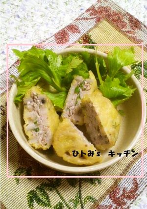 いつかあなたに♡蓮根の豚肉挟み天ぷら-レシピのメイン写真