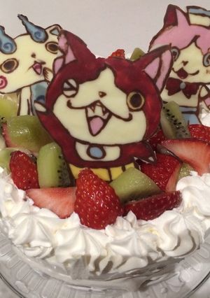妖怪ウォッチ キャラケーキ-レシピのメイン写真