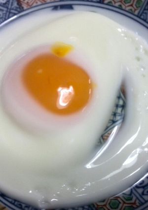 レンジで簡単！半熟目玉焼き！-レシピのメイン写真