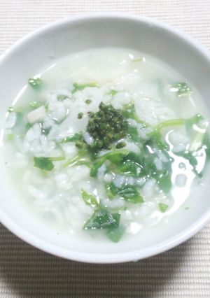 一番簡単♪炊飯器＋ご飯で、七草なくても粥-レシピのメイン写真