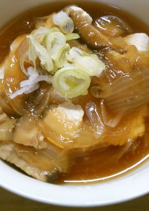 鶏肉の 玉ねぎ 椎茸で 簡単 あんかけ♡-レシピのメイン写真