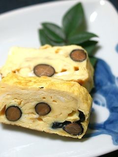 黒豆入り卵焼き-レシピのメイン写真