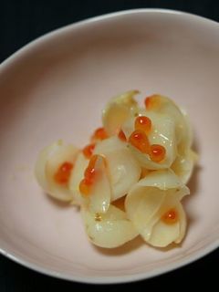 ゆりねといくらの白味噌和え-レシピのメイン写真