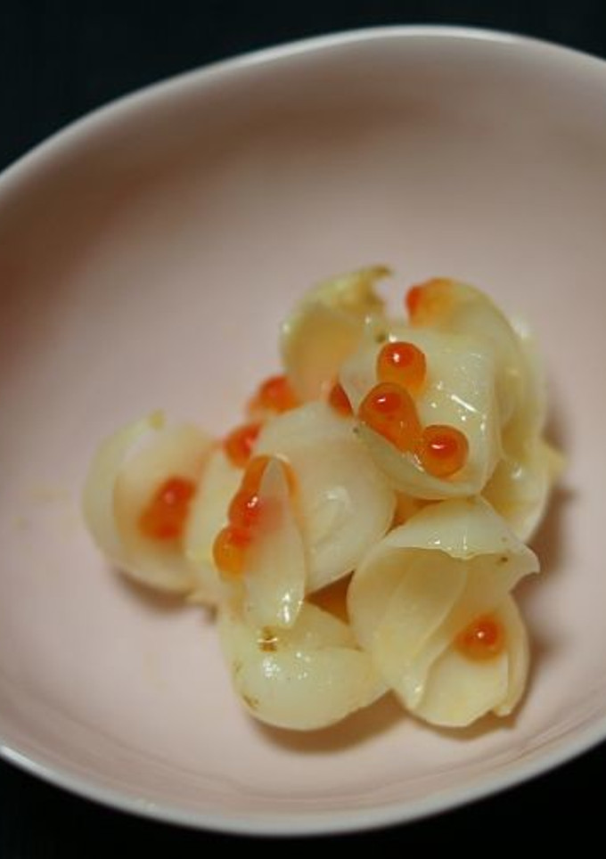 ゆりねといくらの白味噌和え-レシピのメイン写真
