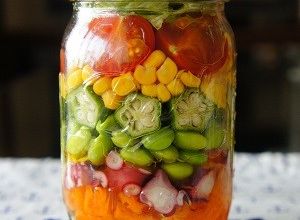 メイソンジャーで♪夏野菜のジャーサラダ-レシピのメイン写真
