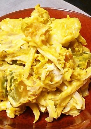 シャキシャキ美味しい♪かぼちゃサラダ-レシピのメイン写真