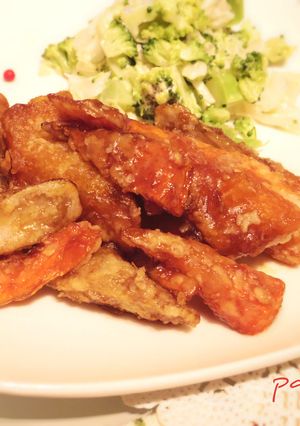 簡単♡根菜の甘辛揚げ-レシピのメイン写真