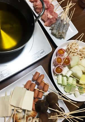 ダイエットにも⁈小麦粉パン粉不使用串揚げ-レシピのメイン写真