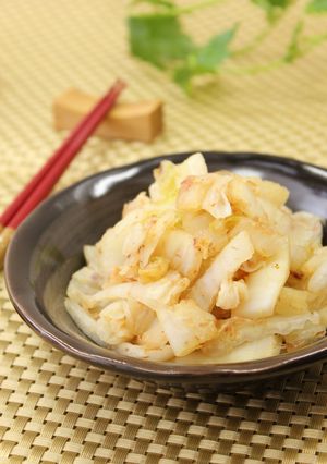 白菜の漬物の生姜、鰹節合え-レシピのメイン写真