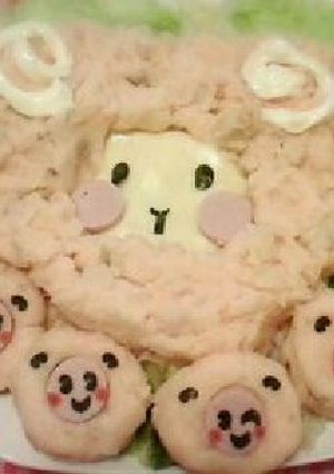 ひつじのたらもサラダ⭐-レシピのメイン写真