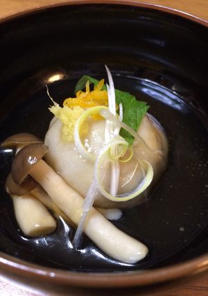 肉入りモッチリ里芋饅頭(団子)♡あんかけ-レシピのメイン写真