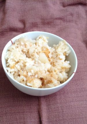 ほたてと大根の炊き込み御飯-レシピのメイン写真
