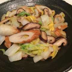 簡単10分！白菜と竹輪の中華炒め-レシピのメイン写真