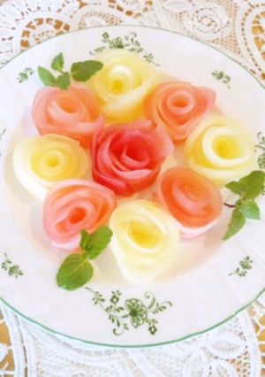 りんごの花畑☆コンポート-レシピのメイン写真