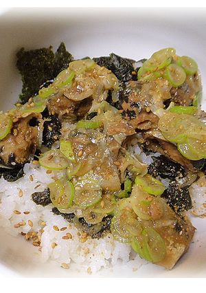 さんまの胡麻味噌丼-レシピのメイン写真