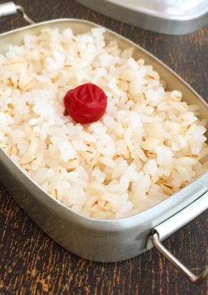 粉寒天入り.押し麦ご飯-レシピのメイン写真