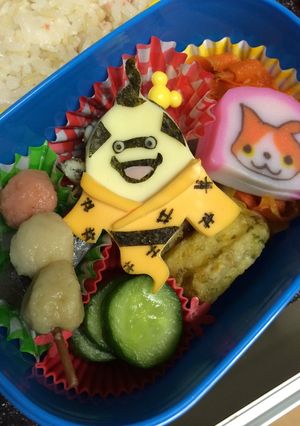 妖怪ウォッチ☆ ウィスベエ ☆キャラ弁-レシピのメイン写真
