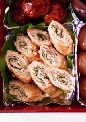 豚肉の青じそ巻き＊粉山椒焼き-レシピのメイン写真