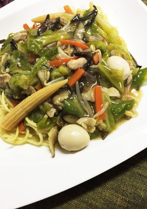 簡単濃く旨！あんかけ焼きそば-レシピのメイン写真