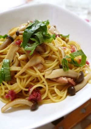 梅と大葉の和風パスタ-レシピのメイン写真
